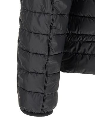 Diesel Black Polyester Full-Length Jacket