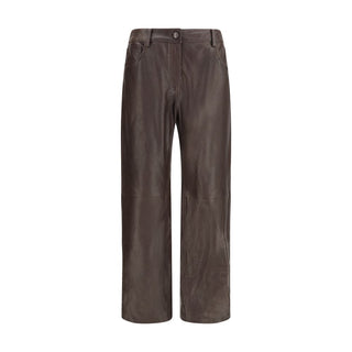 Magda Butrym Straight-Leg Leather Pants
