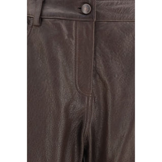 Magda Butrym Straight-Leg Leather Pants