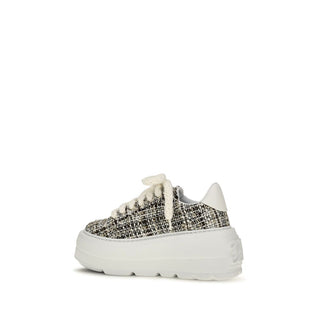 Casadei Nexus Bouclé Wedge Sneakers