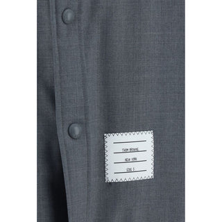 Thom Browne Plain Weave 4-Bar Shirt Jacket