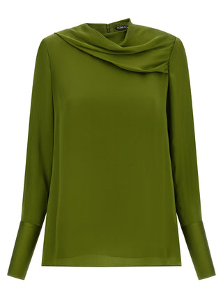 Tom Ford Bicolor Silk Blouse