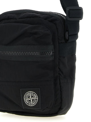 Stone Island Black Polyamide Crossbody Bag