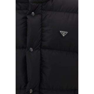 Prada Black Goose Down Full-Length Jacket