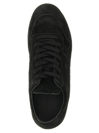 Rick Owens Bicolor Calfskin Low Top Sneakers