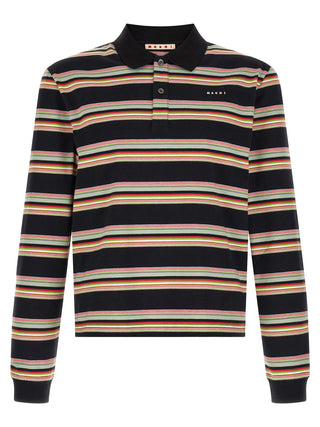 Marni Multicolor Cotton Polo Shirt