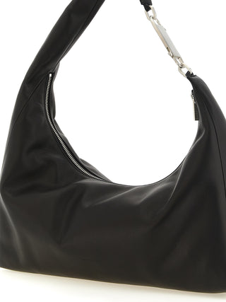Rick Owens Black Calfskin Shoulder Bag