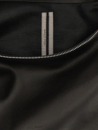Rick Owens Black Calfskin Shoulder Bag
