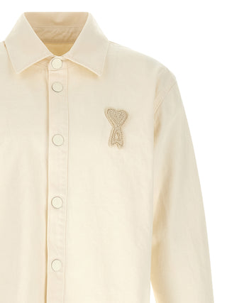 Ami Paris Ami de Coeur Denim Overshirt