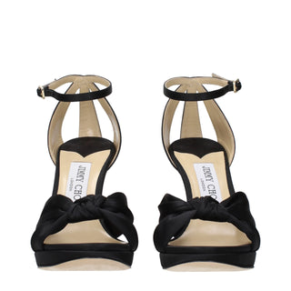 Jimmy Choo Rosie 100 Satin Platform Sandals