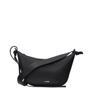 Jil Sander Logo Leather Shoulder Bag