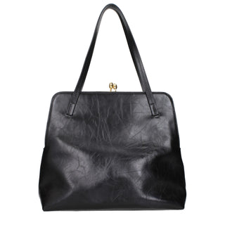Jil Sander Aged Leather Shoulder Bag
