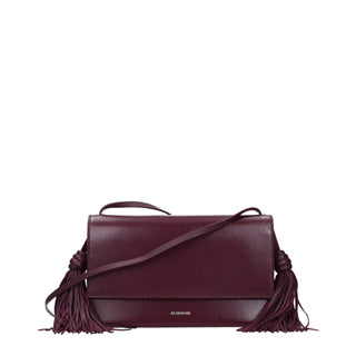 Jil Sander Distressed Leather Crossbody Bag