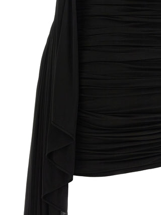 Alexander Wang Black Copper Short Dress