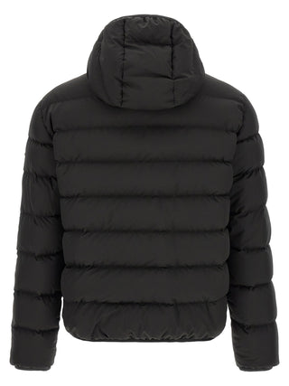 Moncler Black Polyester Full-Length Jacket