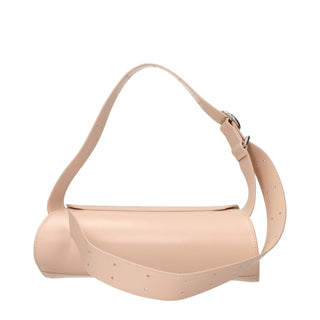 Jil Sander Cannolo Small Leather Crossbody Bag