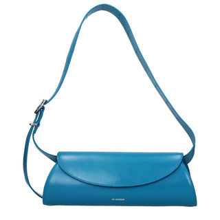 Jil Sander Cannolo Small Leather Crossbody Bag