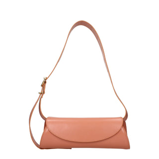 Jil Sander Cannolo Small Leather Crossbody Bag