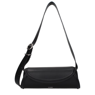 Jil Sander Cannolo Small Leather Crossbody Bag