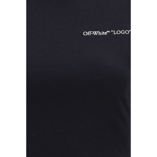 Off-White Black Cotton T-Shirt