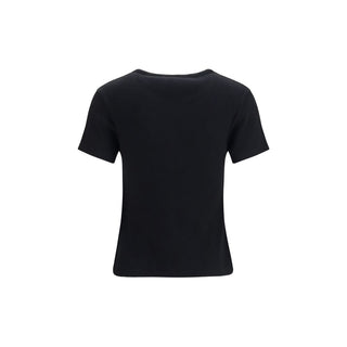 Off-White Black Cotton T-Shirt