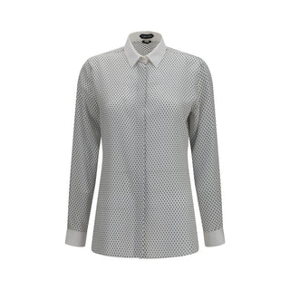 Tom Ford Diamond Print Silk Shirt