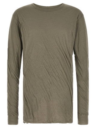 Rick Owens Gray Cotton T-Shirt
