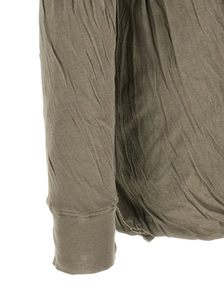 Rick Owens Gray Cotton T-Shirt