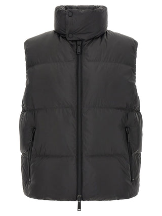 Dsquared² Black Polyester Sleeveless Jacket