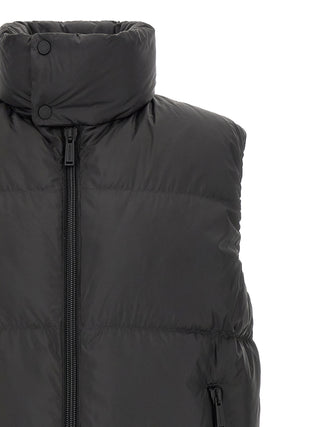Dsquared² Black Polyester Sleeveless Jacket