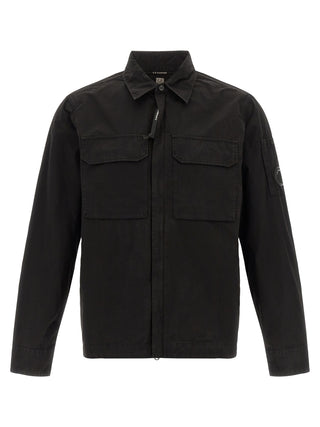 C.P. Company Black Cotton Blouse