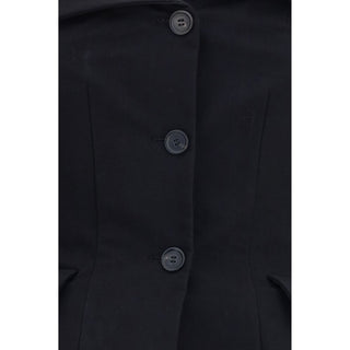 Magda Butrym Black Silk Waistcoat