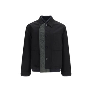 Sacai Black Nylon Bomber