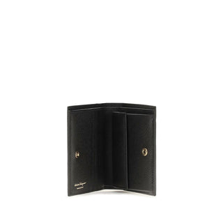 Ferragamo Black Calf Leather Wallet