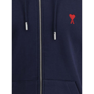 Ami Paris Ami de Coeur Zipped Hoodie