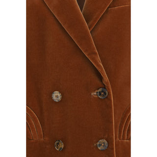 Blazé Milano Brown Cotton Blazer