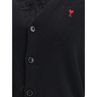 Ami Paris Ami de Coeur Wool Cardigan