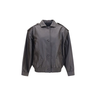 Blazé Milano Black Lamb Bomber
