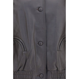 Blazé Milano Black Lamb Bomber