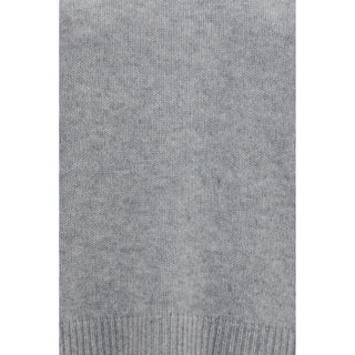 Fabiana Filippi Gray Cashmere Sweatshirt