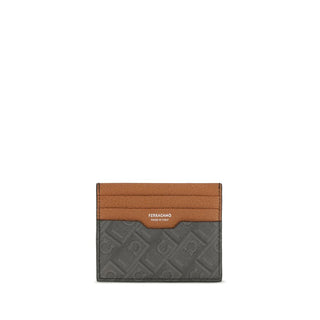 Ferragamo Brown Calf Leather Wallet