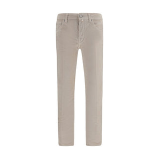 Jacob Cohen Beige Cotton Casual Pants