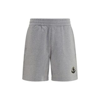 Moncler Gray Cotton Bermuda Shorts