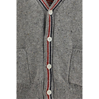 Thom Browne Gray Wool Oves Aries Cardigan