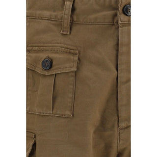 Dsquared² Brown Cotton Bermuda Shorts