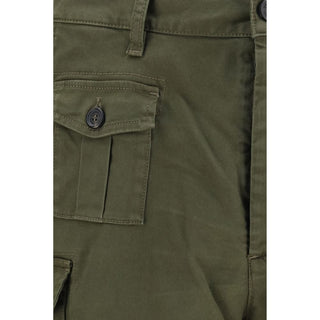 Dsquared² Bicolor Cotton Bermuda Shorts