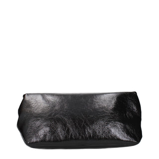 Jil Sander Vintage-Effect Leather Clutch Bag