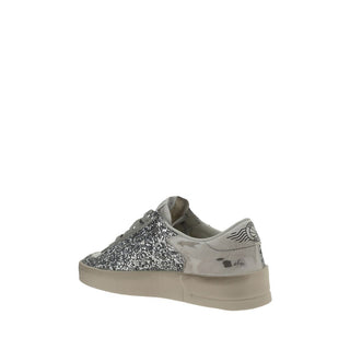 Golden Goose Gray Calf Leather Low Top Sneakers