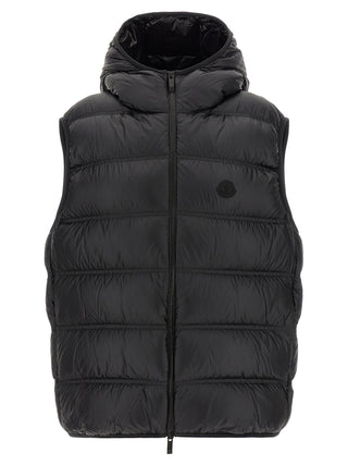 Moncler Black Polyamide Sleeveless Jacket