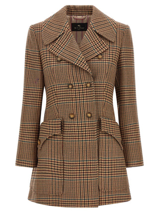 Etro Brown Wool Coat